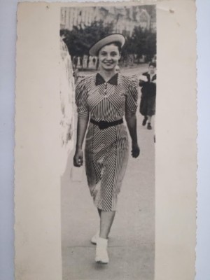 Foto Stoichita Apostolescu, 1942, Constanța, text verso foto