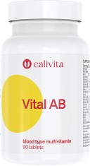 Vital AB Supliment Alimentar cu Multivitamine pentru Grupa Sanguina AB (90 tablete) - Calivita