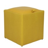TABURET BOX - IMITATIE PIELE - CORP GALBEN/CAPAC DIVERSE CULORI - Roz 21896