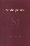 Studia Judaica, volumul 22
