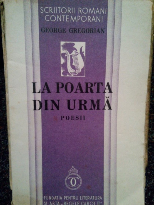 George Gregorian - La poarta din urma (1934)