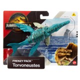 Figurina articulata, Jurassic World Rebirth, Frenzy Pack, Torvoneustes, JCL54