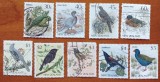 NEW ZEAKAND-''FAUNA-PASARI-cu val mari''- format mare-lot9val- stamp.-Vezi-Scan