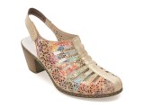 Cumpara ieftin Pantofi RIEKER multicolor, 40959, din piele naturala