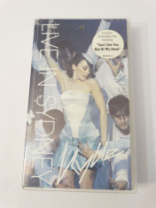 Caseta video VHS originala muzica - Live in Sydney Kylie foto