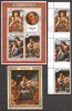 PENRHYN 1987 PICTURA RAFAEL ( serie + colita + bloc dt.) MNH, Nestampilat