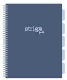 Caiet cu Spirala si Separatoare Strigo Pads Project Book Pastel A4, Matematica