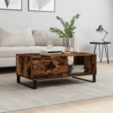 Gossi masuta de cafea, stejar fumuriu, 90x50x36,5 cm, lemn prelucrat