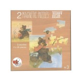 Set 2 puzzle-uri magnetice Ursuletul de plus Egmont Toys