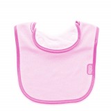 Baveta captusita din bumbac BabyJem (Culoare: Roz)