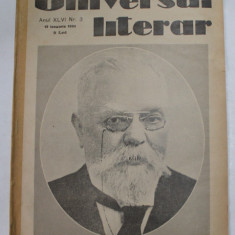 UNIVERSUL LITERAR , REVISTA , ANUL XLVI , NR. 3 , 12 IANUARIE , 1930