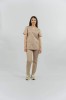 Bluză medicală Clio unisex L 101 - Crem
