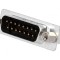 Conector D-Sub 15-Pin soclu tată PCB THT