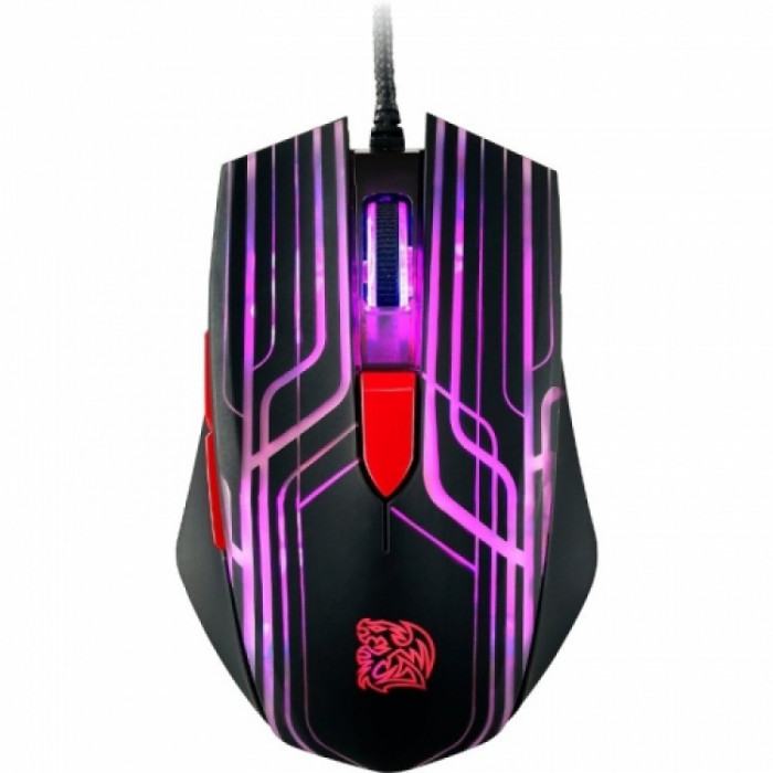 Mouse gaming Thermaltake Tt eSports Talon , USB , 3000 DPI , Avago 3050 , Iluminare LED