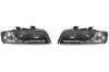 Set faruri tuning Audi A4 (B6) 11.2000-11.2004 BestAutoVest fata stanga-dreapta day time running light transparent-negru