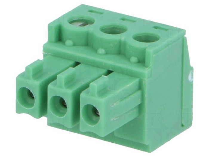 Conector deconectabil 3 piste 3,81mm