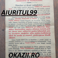 Manifest al Partidului Comunist, după 23 august 1944, MEHEDINTI SI HUNEDOARA