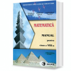 Matematica. Manual pentru clasa a VIII-a - Mihaela Singer, Cristian Voica, Consuela Voica foto