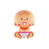 Balon folie figurina bebelus roz