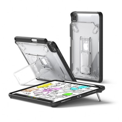 Husa pentru iPad Air 11&amp;nbsp;(2024) - Ringke Fusion Sketch Stand - Black foto