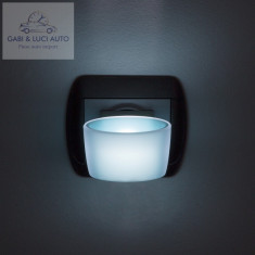 Lumina de veghe LED cu senzor tactil - albastru foto