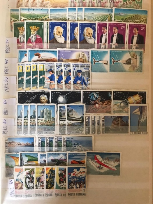 Timbre Romania 1960 ;70;80.