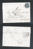 France 1869 Postal History Rare Cover + Content 2598 NANCY DB.333