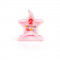 Lumanare stea roz 3D pentru tort, cifra 2 - aniversare fetite 2 ani