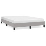 Cumpara ieftin Cadru de pat fara saltea, gri deschis, 140x200 cm, textil