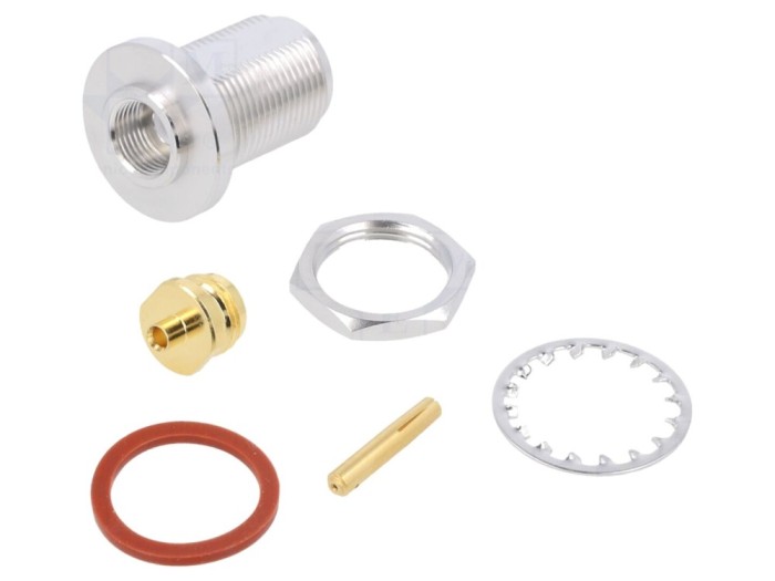 Conector N mamă drept 50&Omega;, PTFE