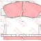 Set placute frana,frana disc HONDA ACCORD VI Coupe (CG) (1997 - 2003) TRW GDB995