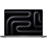 Laptop Apple MacBook Pro 14 cu procesor Apple M3, 8 nuclee CPU si 10 nuclee GPU, 24GB RAM, 1TB SSD, Space Grey, INT KB, 96W USB-C