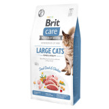 Cumpara ieftin Brit Care Large Cats Power &amp; Vitality L-XL, Rață și Pui, hrană uscată fără cereale pisici, 7kg