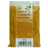 Turmeric Pulbere Herbavit, 100g, Condiment Natural, Curcuma Longa, Aroma Lemnoasa, Culoare Galben Aurie, India