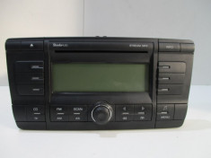 Unitate radio ( casetofon ) CD Player Skoda Octavia 2 An 2004-2012 cod 1Z0035161C foto