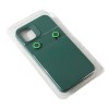 Husa apple iphone 14 pro, flippy, din silicon lichid, interior din microfibra, lentile fosforescente de protectie camera, anti amprenta, rezistenta la