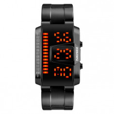 CEAS BARBATESC SKMEI ACCUTRON BLACK foto