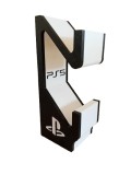 Suport 2 controllere PS5, alb-negru