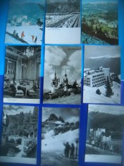 HOPCT LOT NR 173 SINAIA /ASPECTE DIN-JUD PRAHOVA-9 CARTI POSTALE-RPR-NECIRCULATE