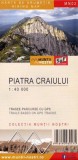 Harta de drumetie / Hiking map / Wanderkarte - Muntii Piatra Craiului M 1:40.000
