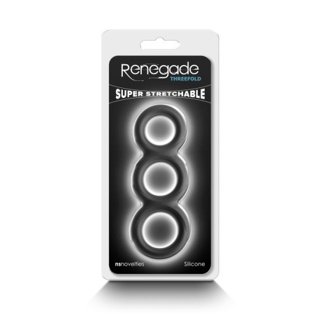 Inel Renegade - Threefold &ndash; Black