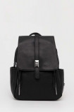 Answear Lab rucsac femei, culoarea negru, mic, neted