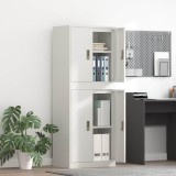 Cumpara ieftin Dulap de depozitare 2 buc. Alb 60 x 40 x 160 cm Otel Blocat