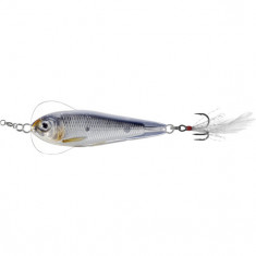 Vobler Livetarget Flitter Shad, culoare Silver-Black, 7cm, 28g