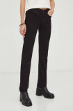 Levi&#039;s jeansi 712 SLIM WELT POCKET femei, culoarea negru
