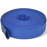 VidaXL Furtun plat, 50 m 2&quot; PVC, livrare apă
