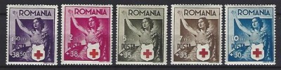 Romania 1941 - Lp 145 - Crucea Rosie - serie - MNH*** foto