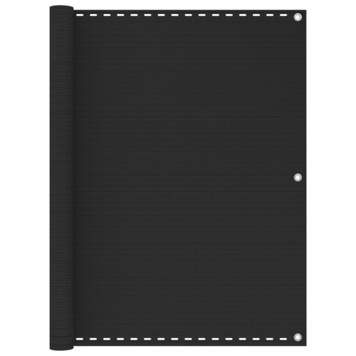 vidaXL Paravan de balcon, antracit, 120x300 cm, HDPE