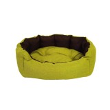 CULCUS TEXTIL PENTRU CAINI SI PISICI ORIONE L BROWN YELLOW GREEN 80x60x22 CM