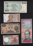 Set 5 bancnote de prin lume adunate (cele din imagini) #85, Africa